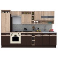 Bucatarie COSSY NEW 310 A2 Wenge / Stejar Sonoma